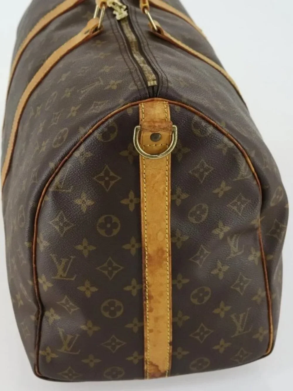LOUIS VUITTON Monogram Keepall Bandouliere 50 Boston Bag M41416 LV Auth 157024